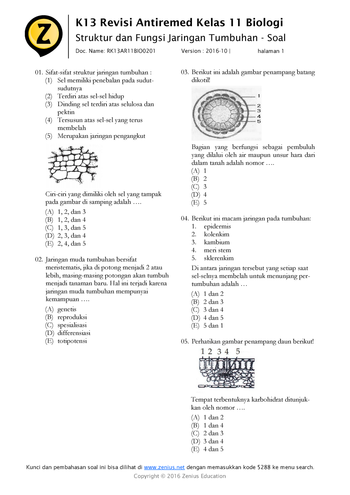 Jar Tumb Lecture Notes 1 Biologi Umum Bio 1001 Ugm Studocu