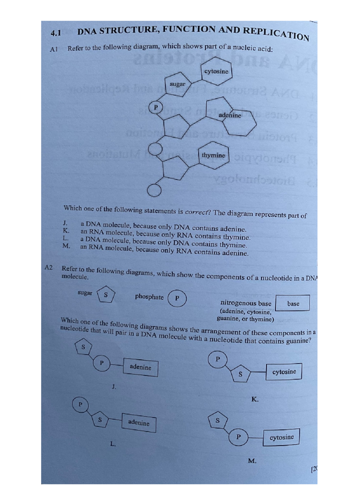 Bio test 1 revision - Test bio - Studocu