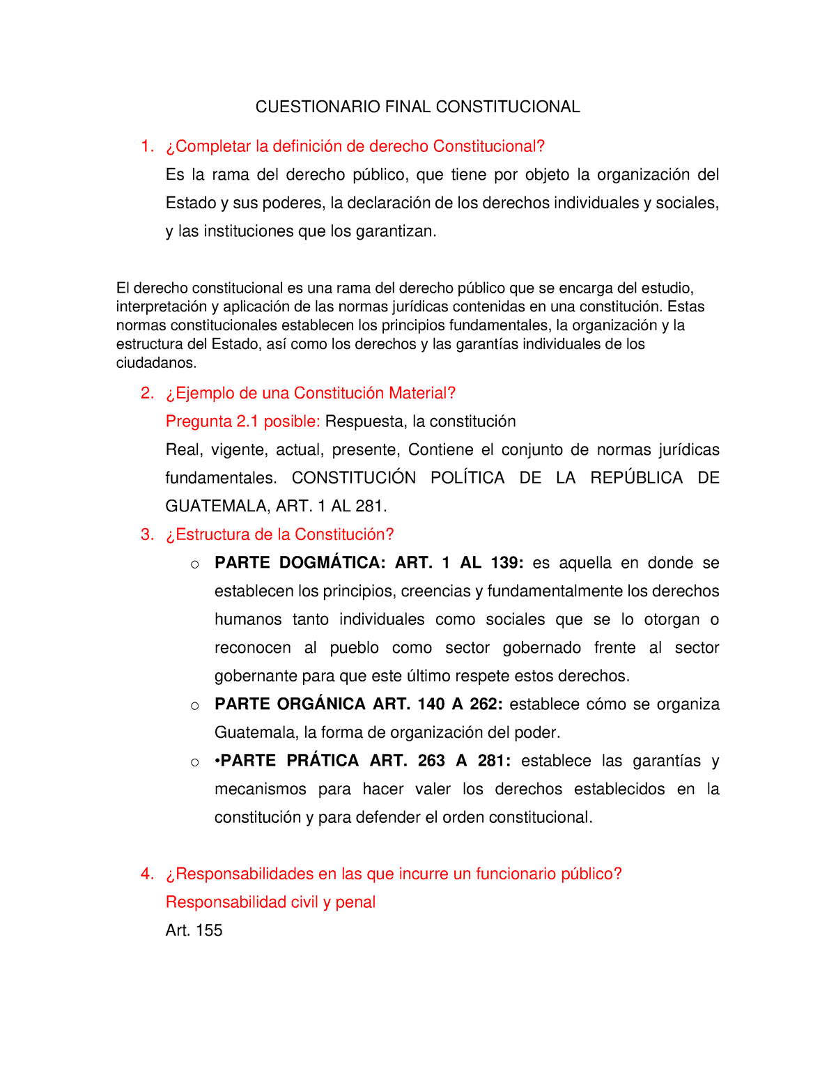 Final Constitucional Derecho Penal Derecho Penal I Usac Studocu