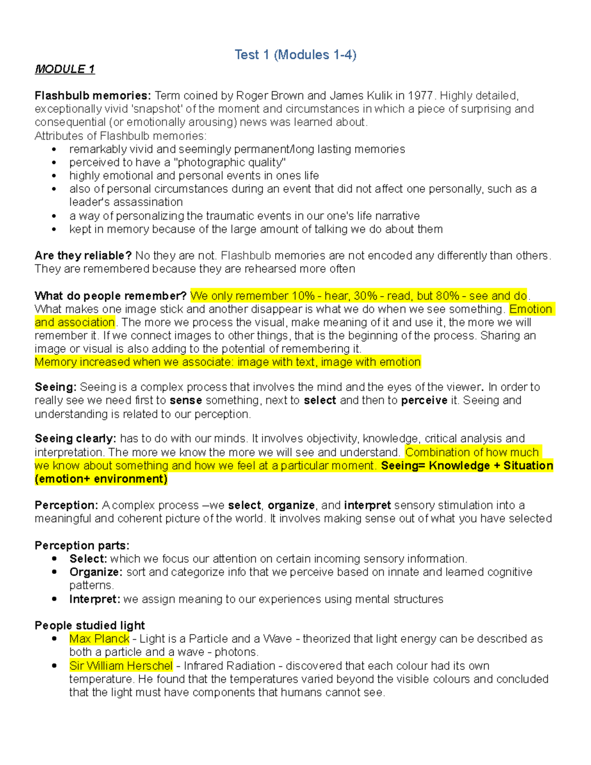 Visual Communication Test Prep - Test 1 (Modules 1-4) MODULE 1 ...