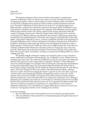 Memo #2 - memos based on articles - Kylie Gage Memo # Jan. 27, 2022 ...