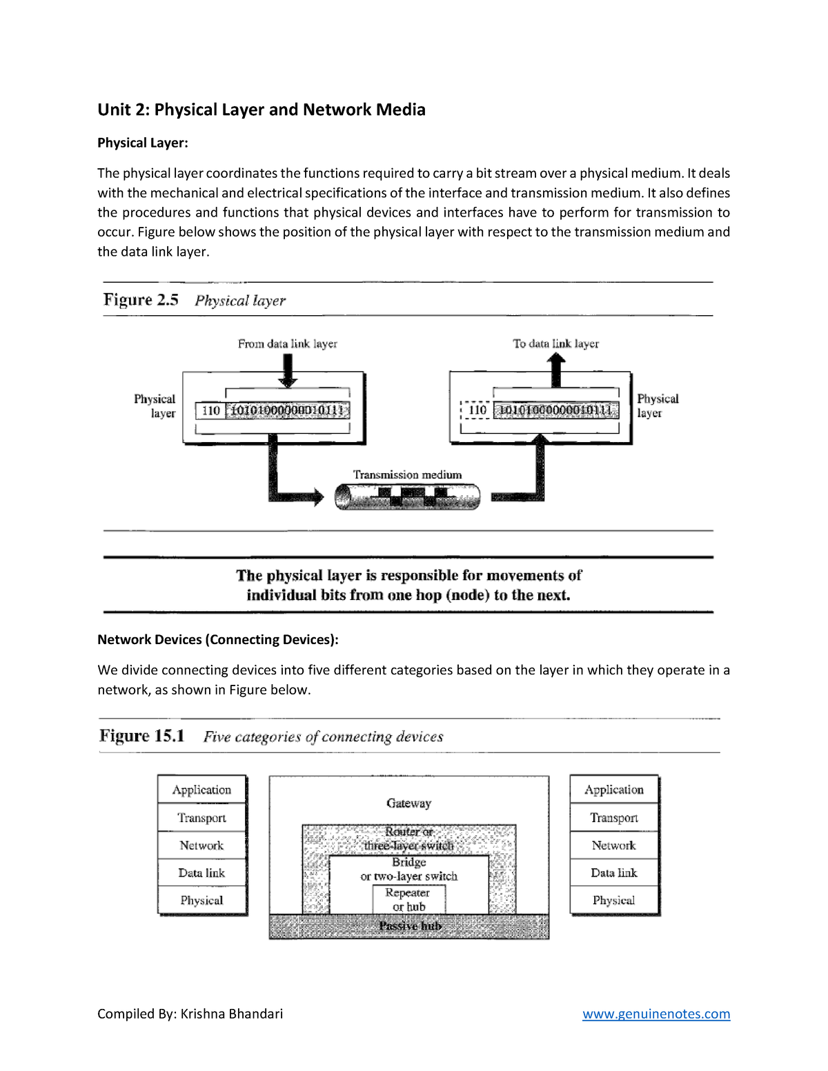 Unit 2 Physical Layer And Network Media 3 - Unit 2: Physical Layer And ...