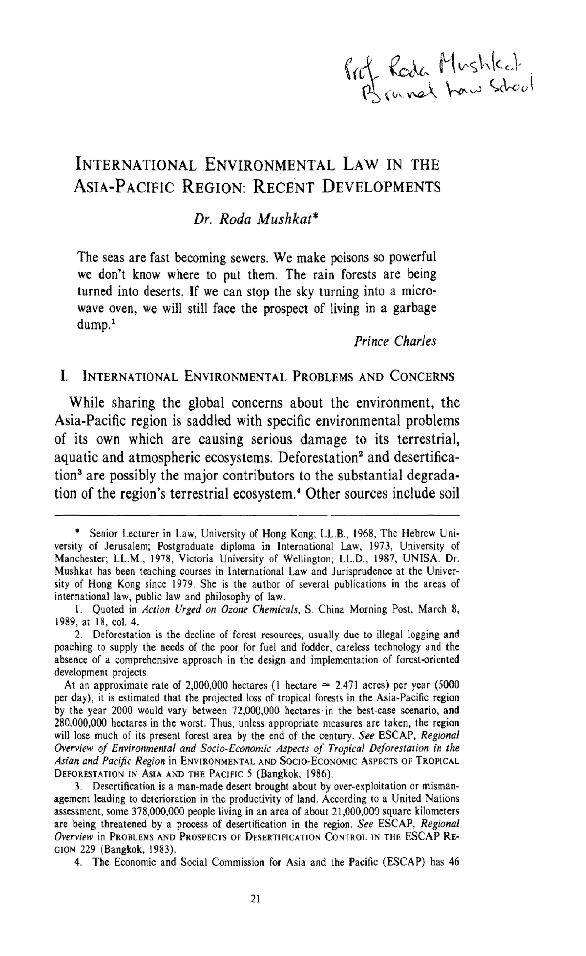 Understanding Environmental Law In Malaysia