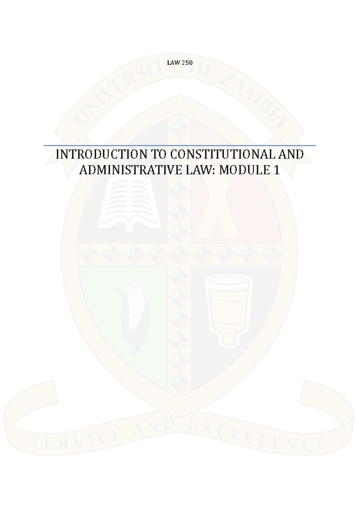 Constitutional+and+Administrative+Law+Module+1-+LPU+2951 - LAW 250 ...
