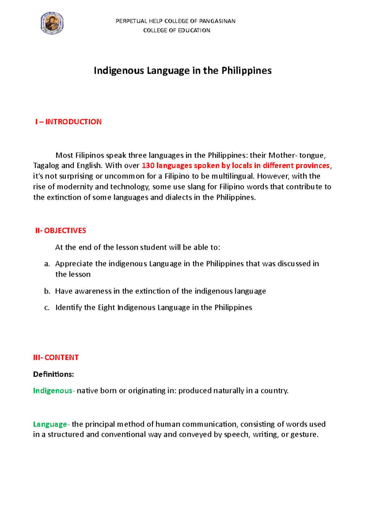 What Is The Importance Of Language Policy In The Philippines