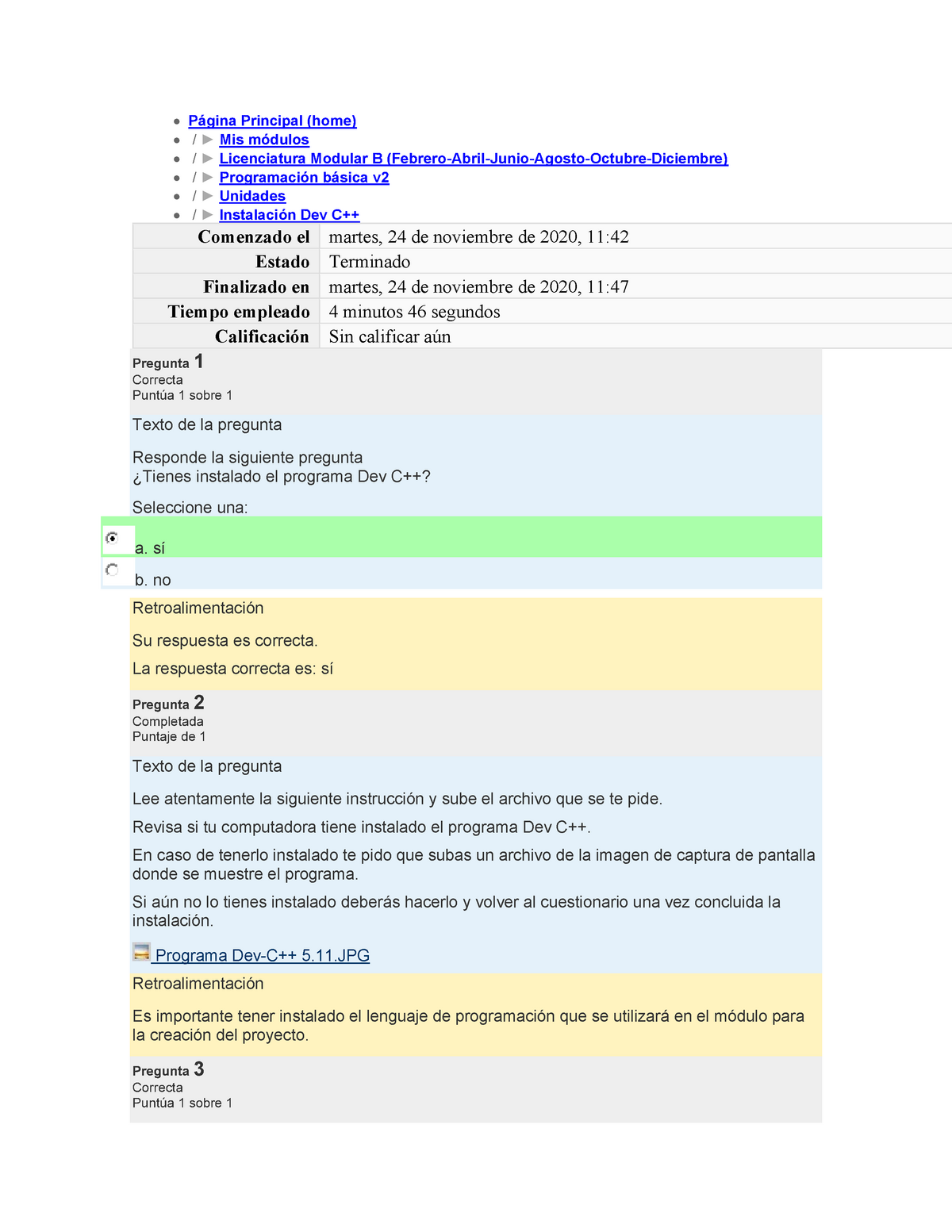 Instalación Dev C++ - Apuntes 1 -  Página Principal (home)  C ▻ Mis  módulos  C ▻ Licenciatura - Studocu