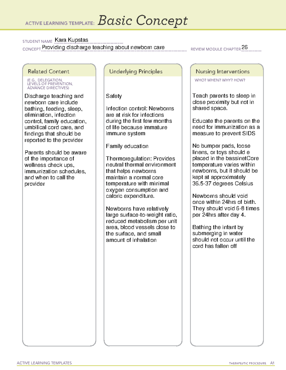 Mother baby template 3 - ACTIVE LEARNING TEMPLATES THERAPEUTIC ...