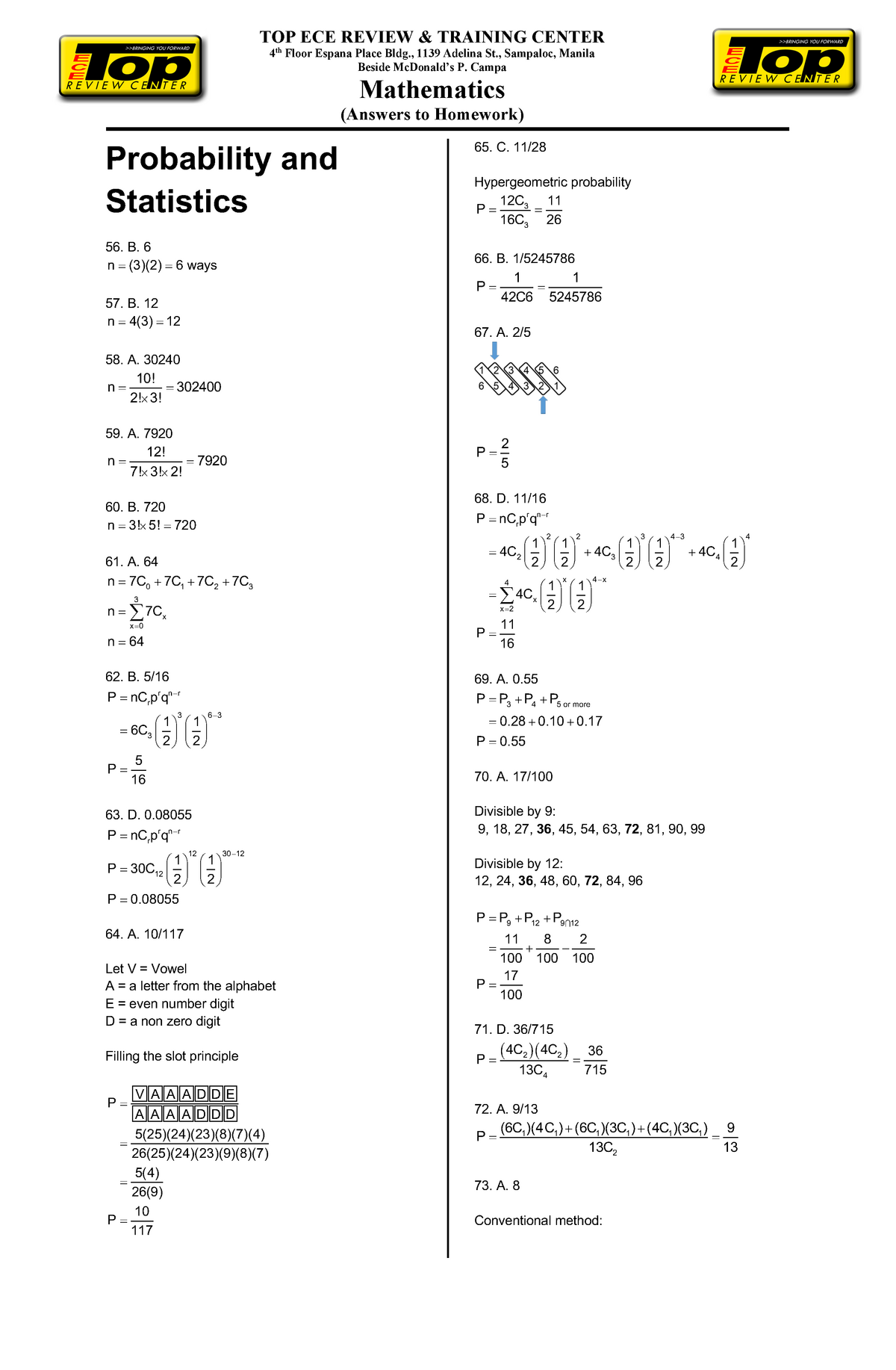 data and statistics homework 4