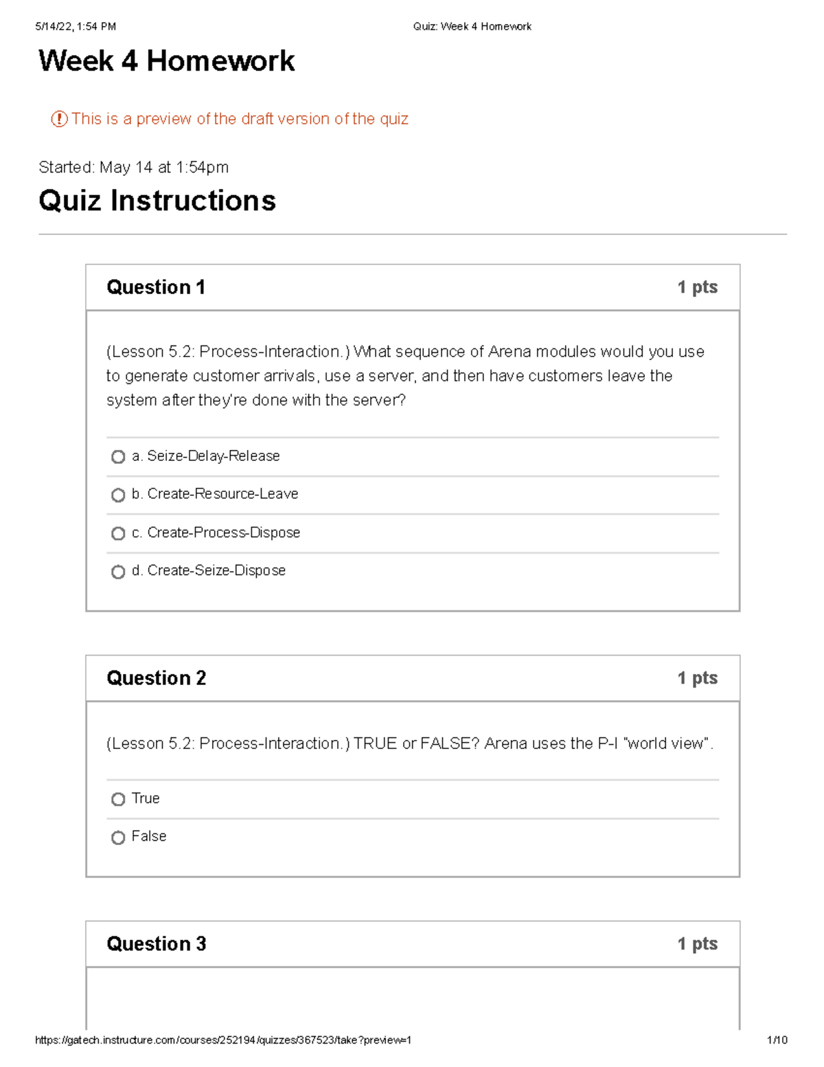 week 4 homework