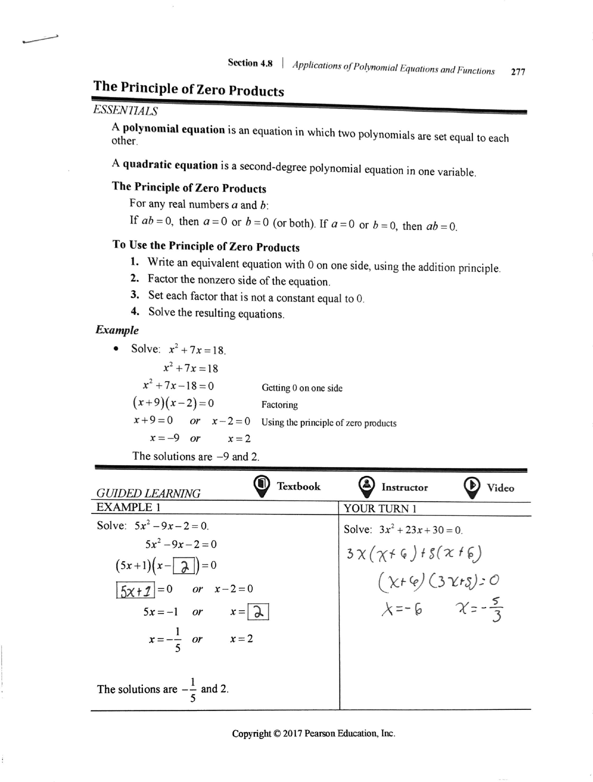 Section 4.8 - My CourseWork - MATH 0702 - Studocu