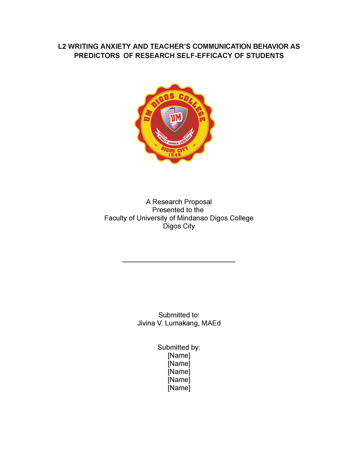 Sample To Know What Is The Answer L2 WRITING ANXIETY AND TEACHER S   Thumb 1200 1553 