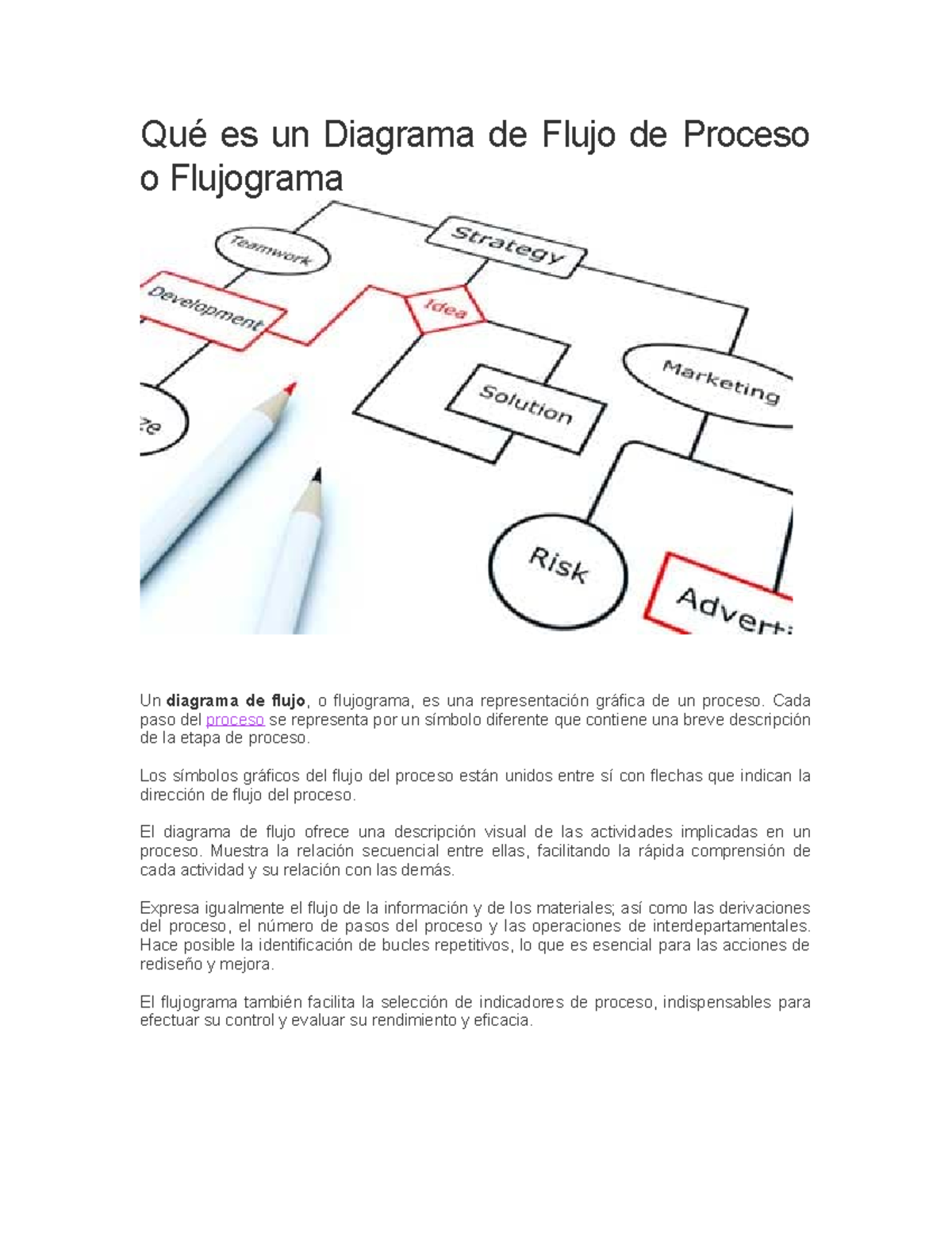 1.1.1 Qué es un Diagrama de Flujo de Proceso o Flujograma - Qué es un ...