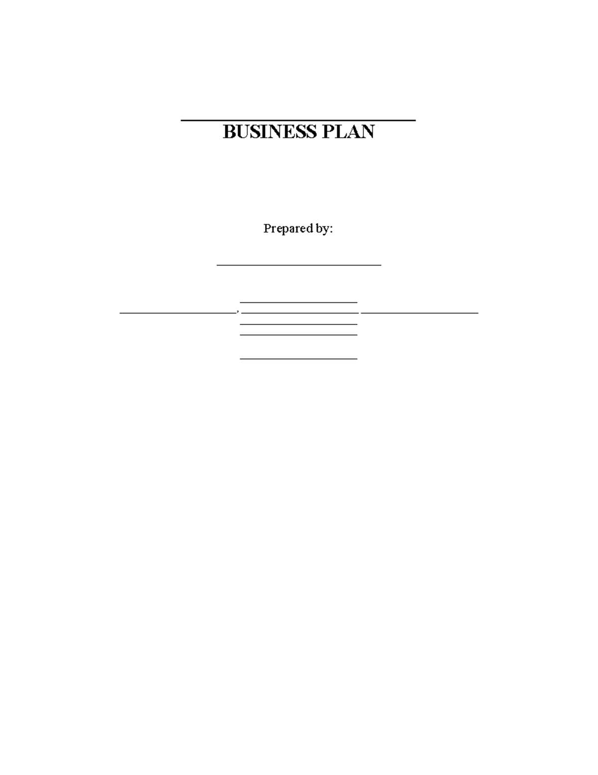 state the uses of a business plan