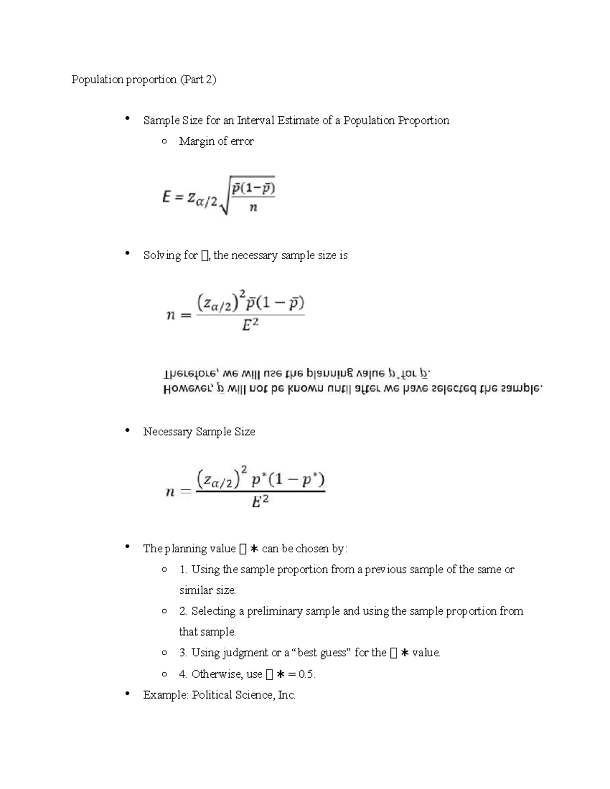 Population proportion (Part 2) - Using the sample proportion from a ...