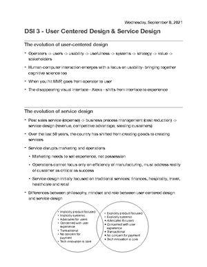 DSI 8 - Design Thinking - Lecture notes 8 - Wednesday, September 22 ...