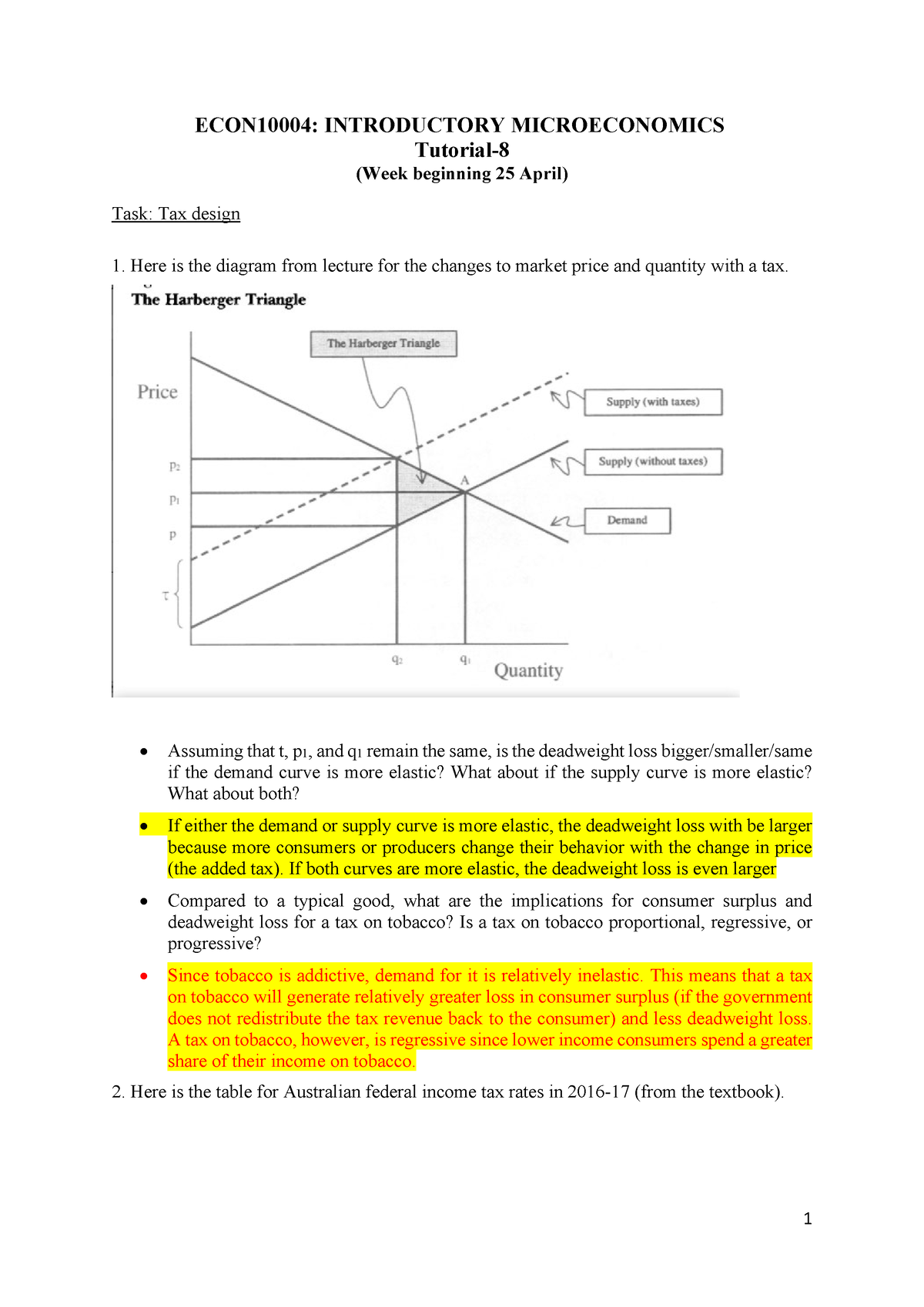 Week 8 In-Tutorial Solutions LMS - 1 ECON10004: INTRODUCTORY ...