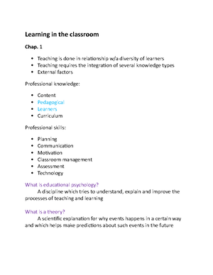 EDPS Study Guide 1 - Justin Andersson - Which one of the following ...