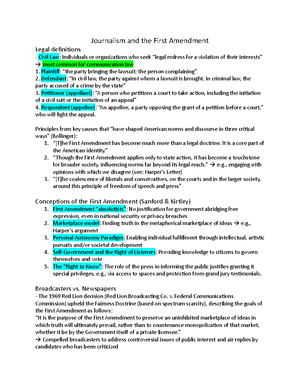 Journ 1100 Weeks 10-15 PDF - Tuesday, November 2, 2021 Third Exam ...