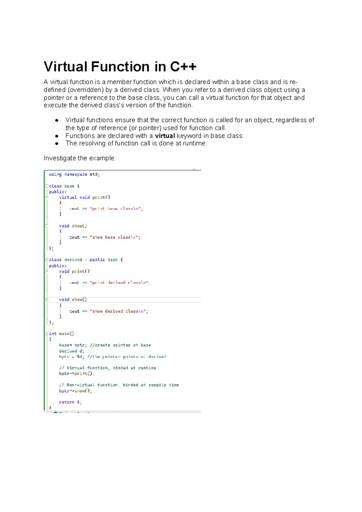 Virtual-functions-in-c-explained compress - Virtual Function in C++ A ...