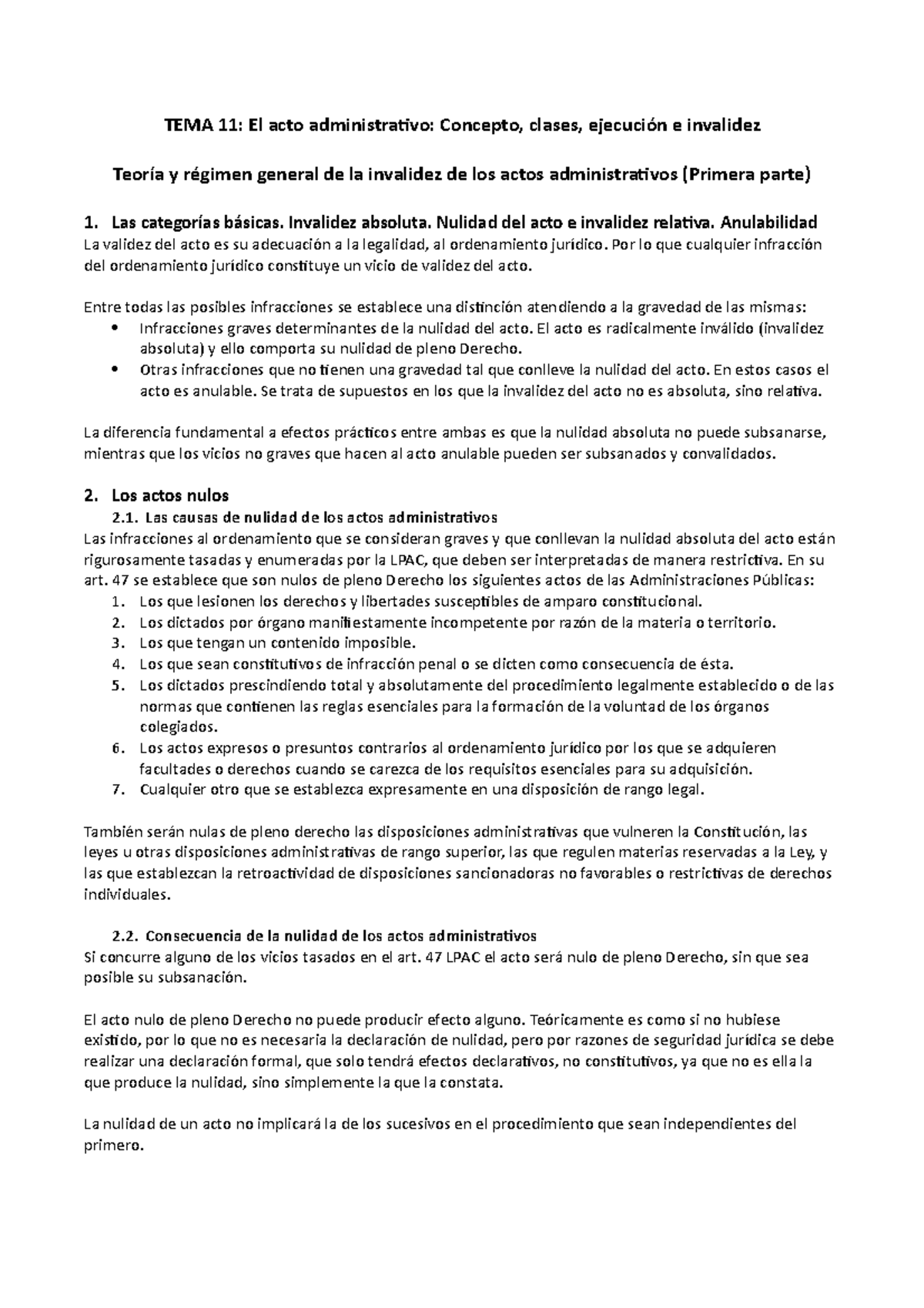 TEMA 11 - Apuntes hechos con el libro, la Ley y ápices de clase ...