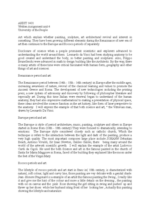 Learning jurnal unit 8 art history - LEARNING JOURNAL UNIT 8 ART ...