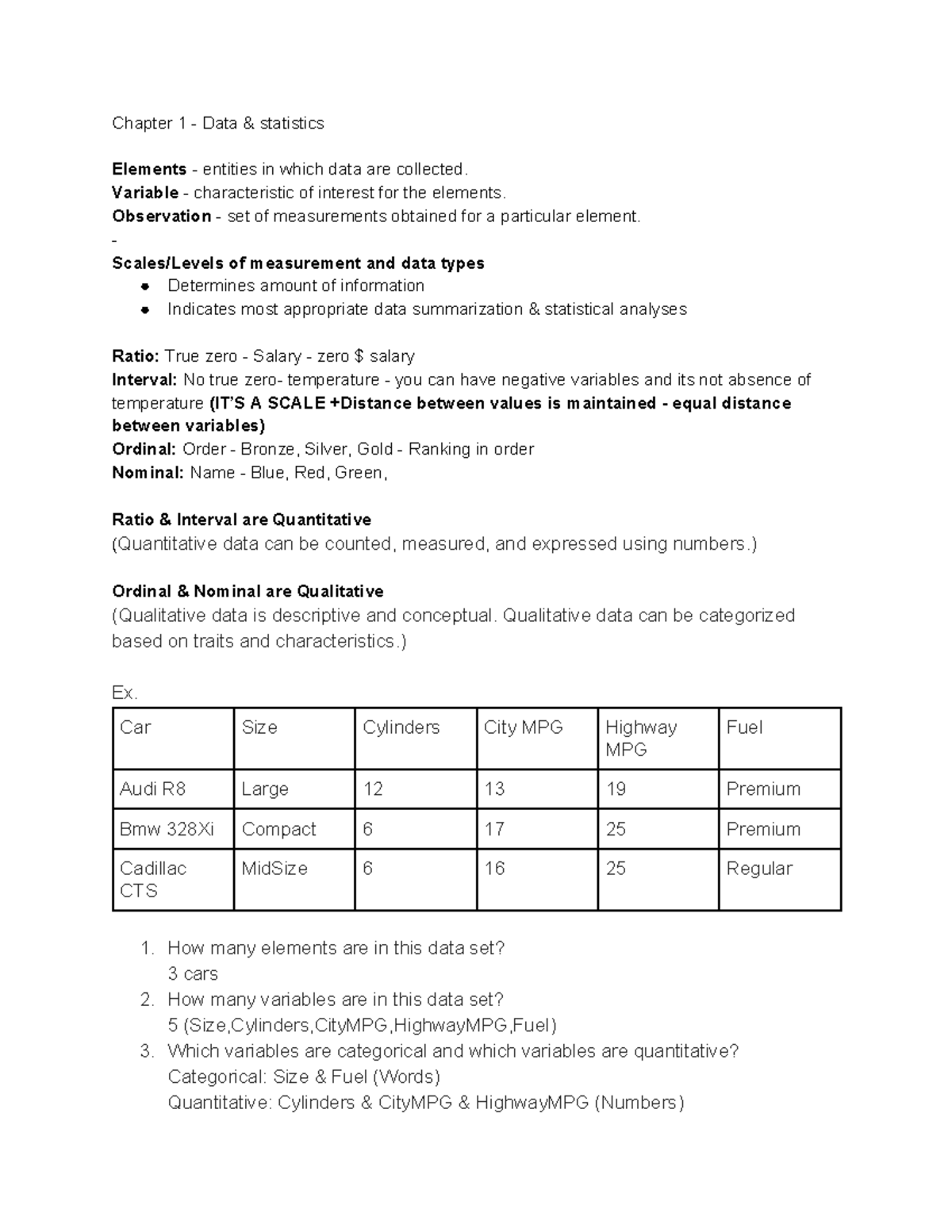 Week 1 - Chapter 1,2,3,6,7 - Chapter 1 - Data & statistics Elements ...