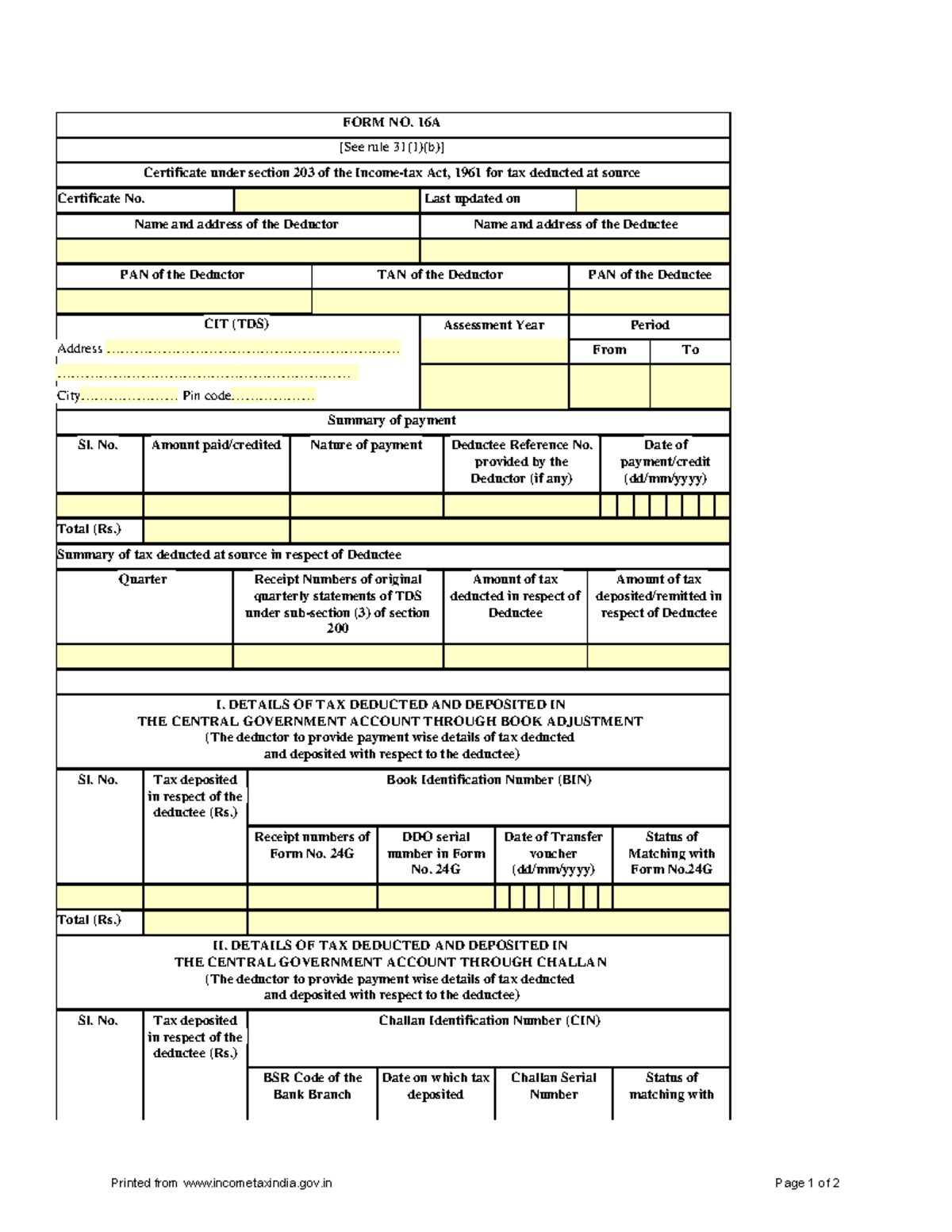 Form-16A - Copy - important - FORM NO. 16A [See rule 31(1)(b ...