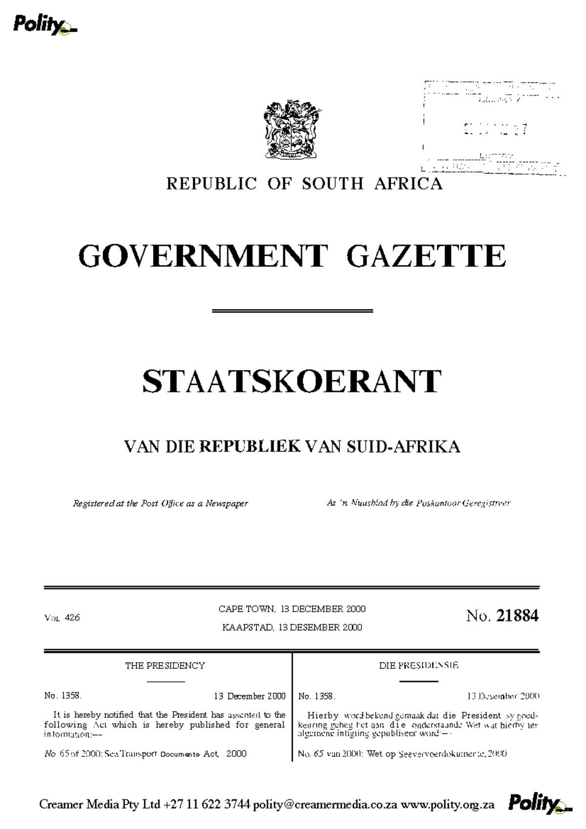 sea-transport-document-act-65-of-2000