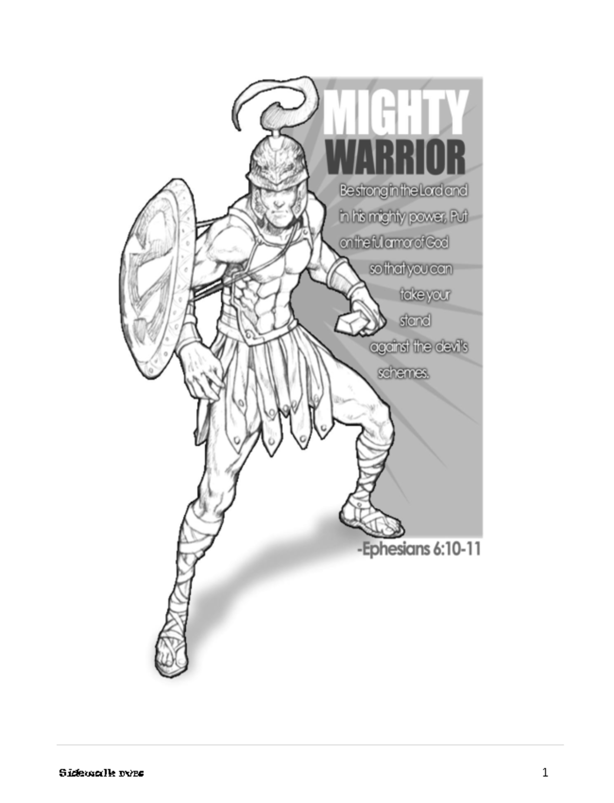 Mighty Warrior - Yes - VACATION BIBLE SCHOOL Teacher’s Manual MIGHTY ...