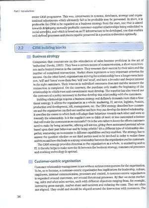 Chapter 3 CRM as an integral business strategy - Customer Relationship ...