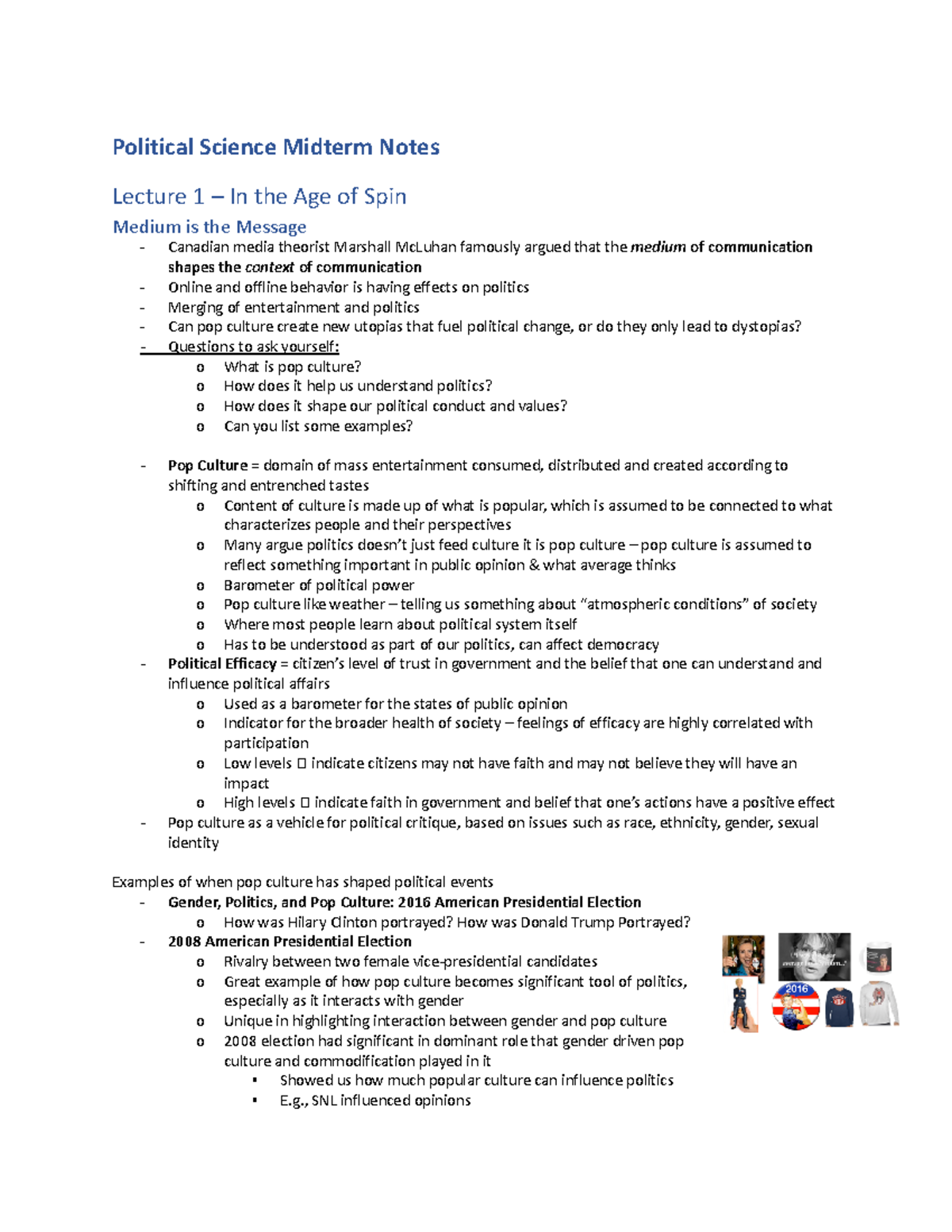 Political Science Midterm Notes - Political Science Midterm Notes ...