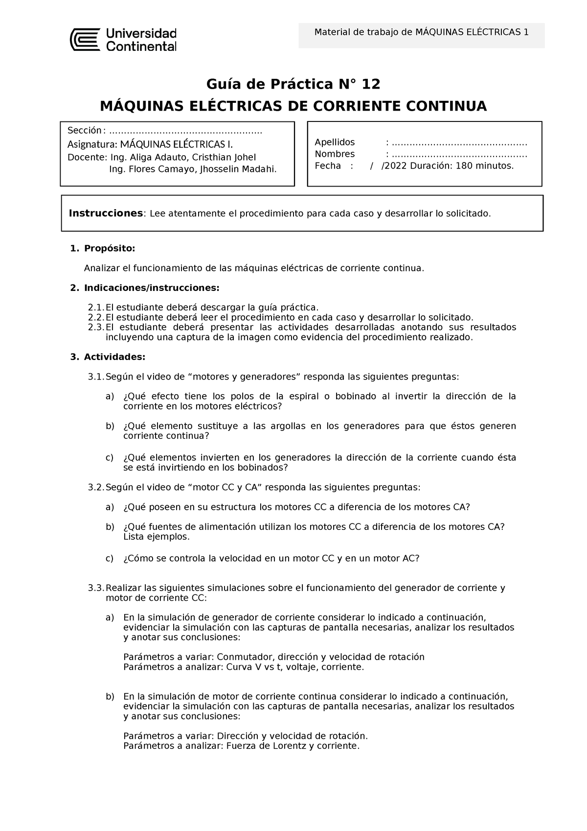 Guía Práctica Nº12 Guia Practica Material De Trabajo De MÁquinas