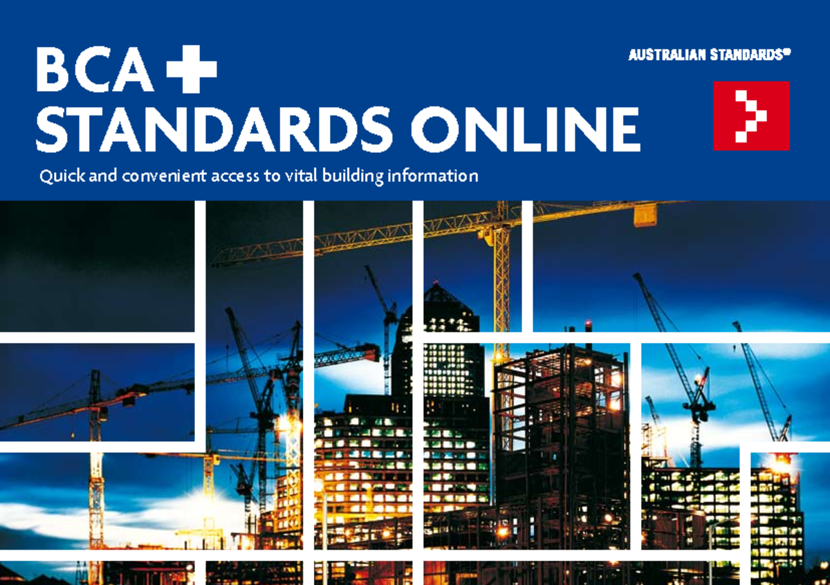 BCA Plus Standards Asia Pac - Bca Standards Online Quick And Convenient ...