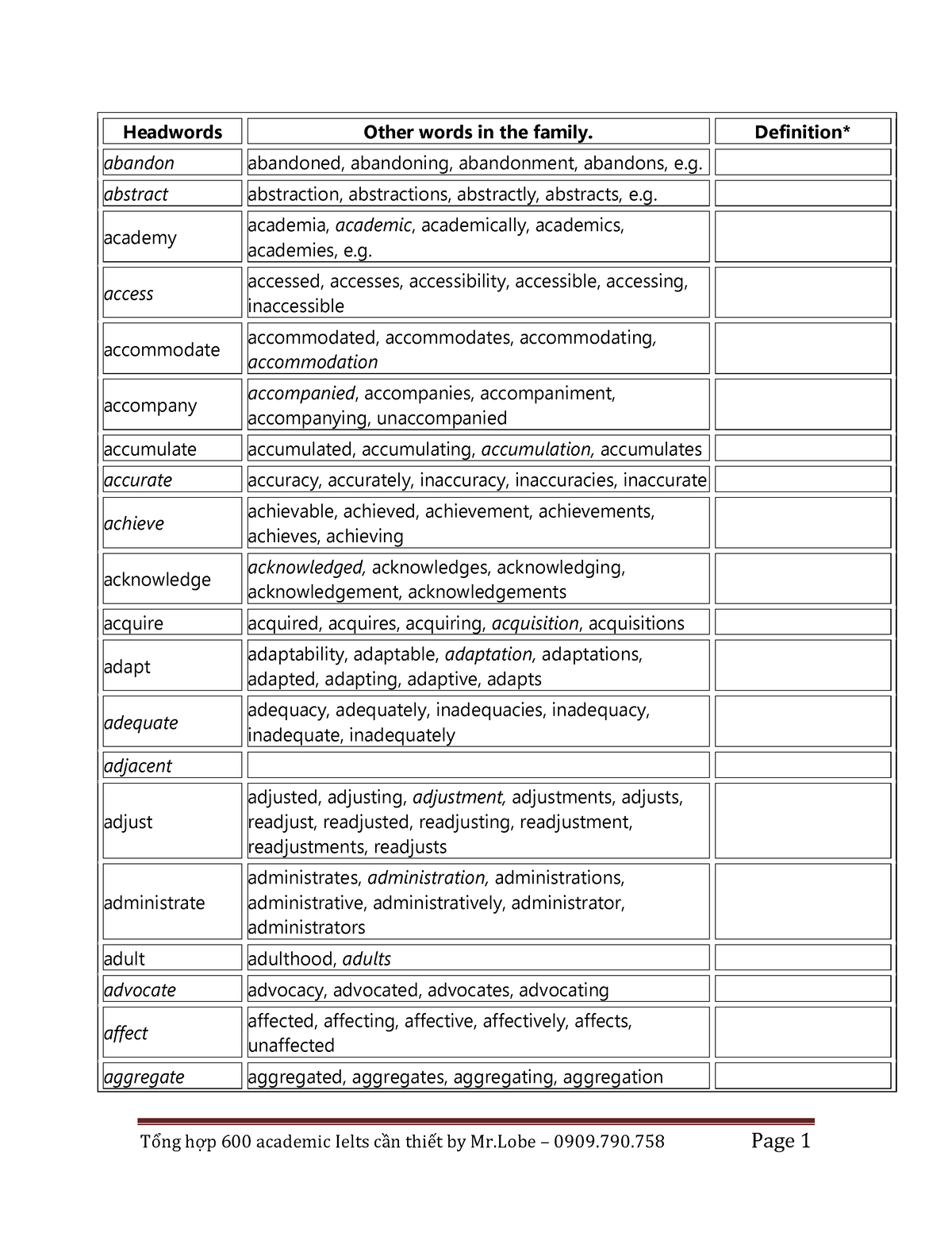 globe-english-600-academic-word-list-headwords-other-words-in-the