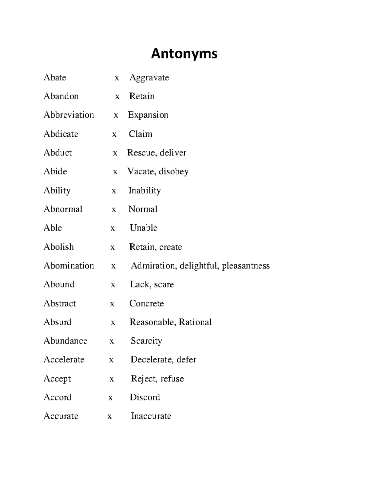 Deassist Antonyms - zk7015g