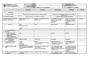 DLL English 5 Q1 W10 - EDUCATION - GRADES 1 to 12 DAILY LESSON LOG ...