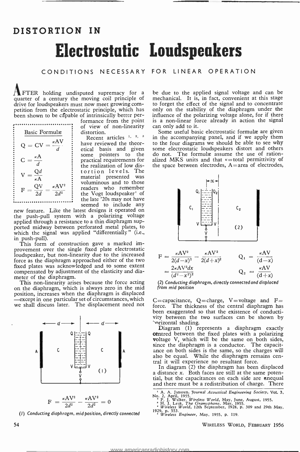 distortion-in-electrostatic-loudspeaker-conditions-necessary-for