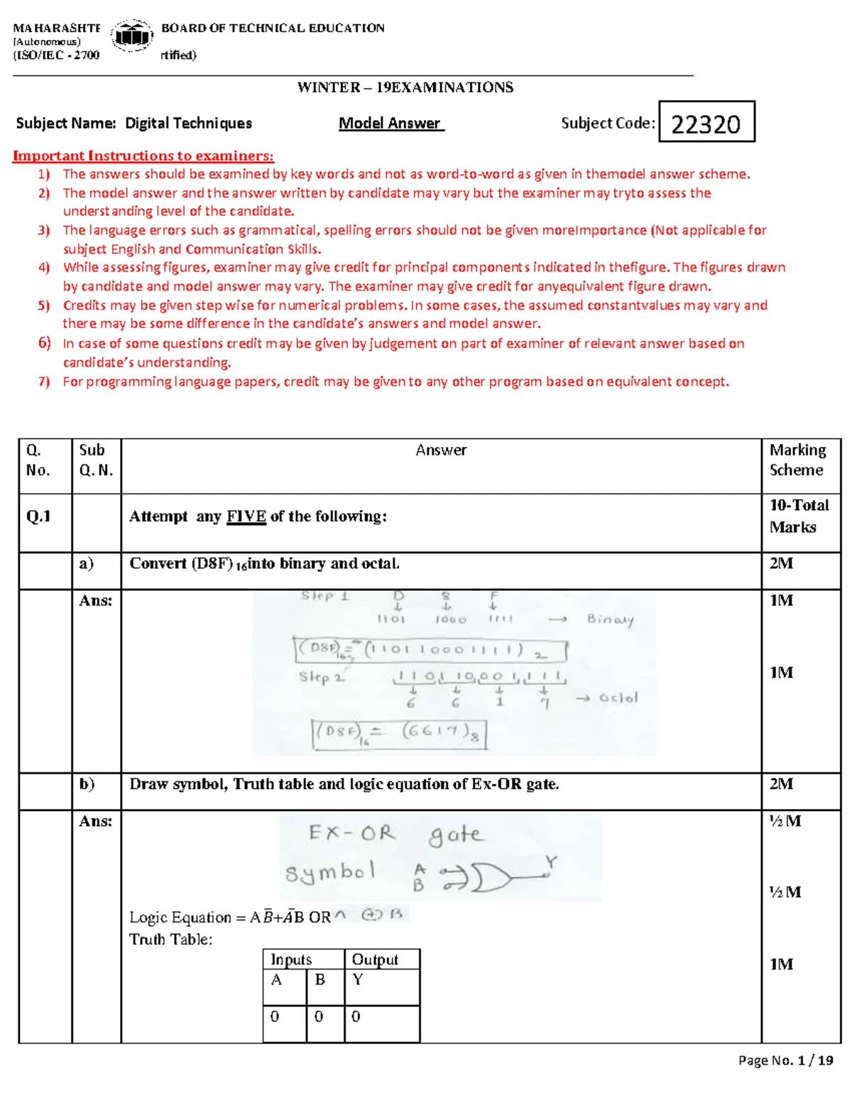 OSY-W-23 - OSY 22516 winter 2023 model answer paper. OSY model answer ...