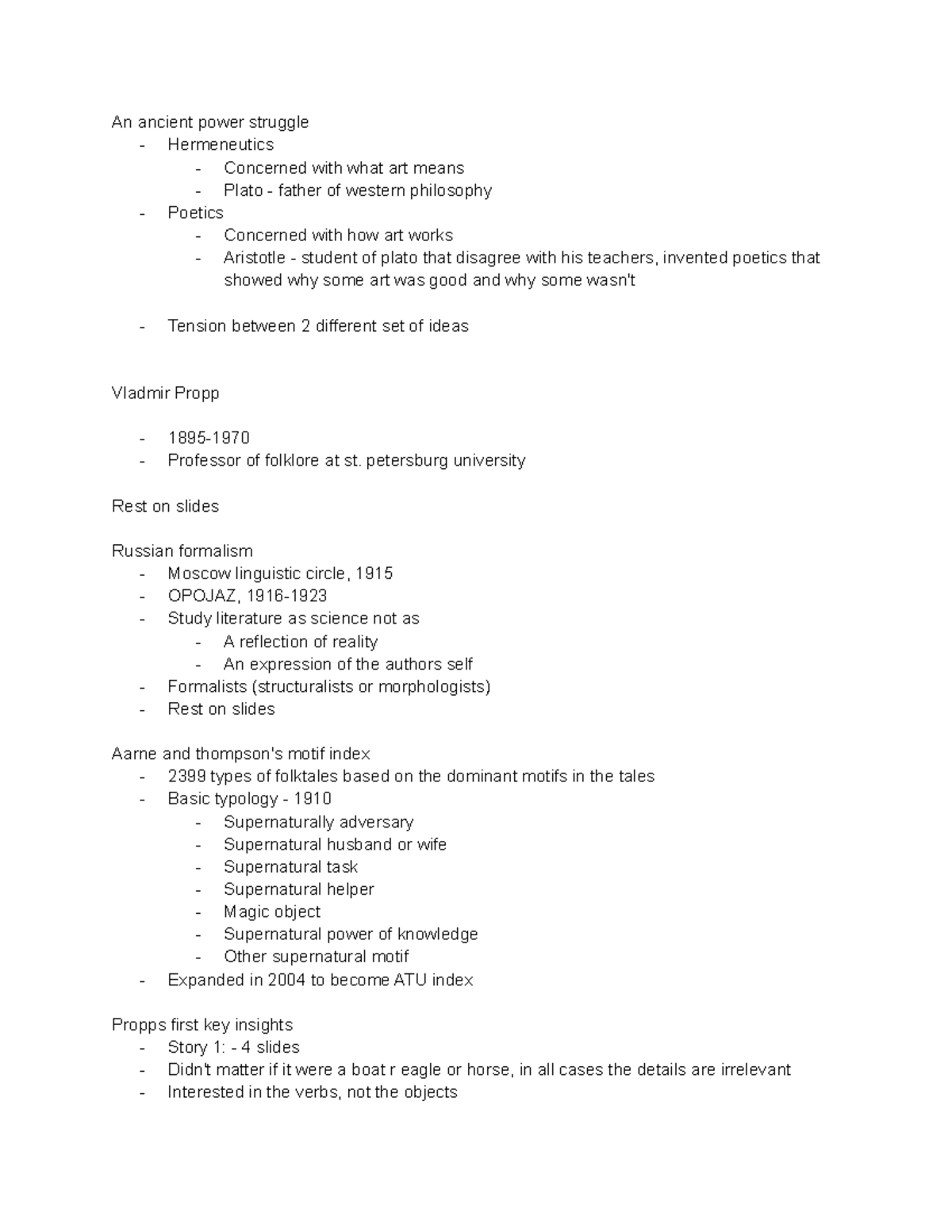 Russian unit 2 notes - An ancient power struggle - Hermeneutics ...
