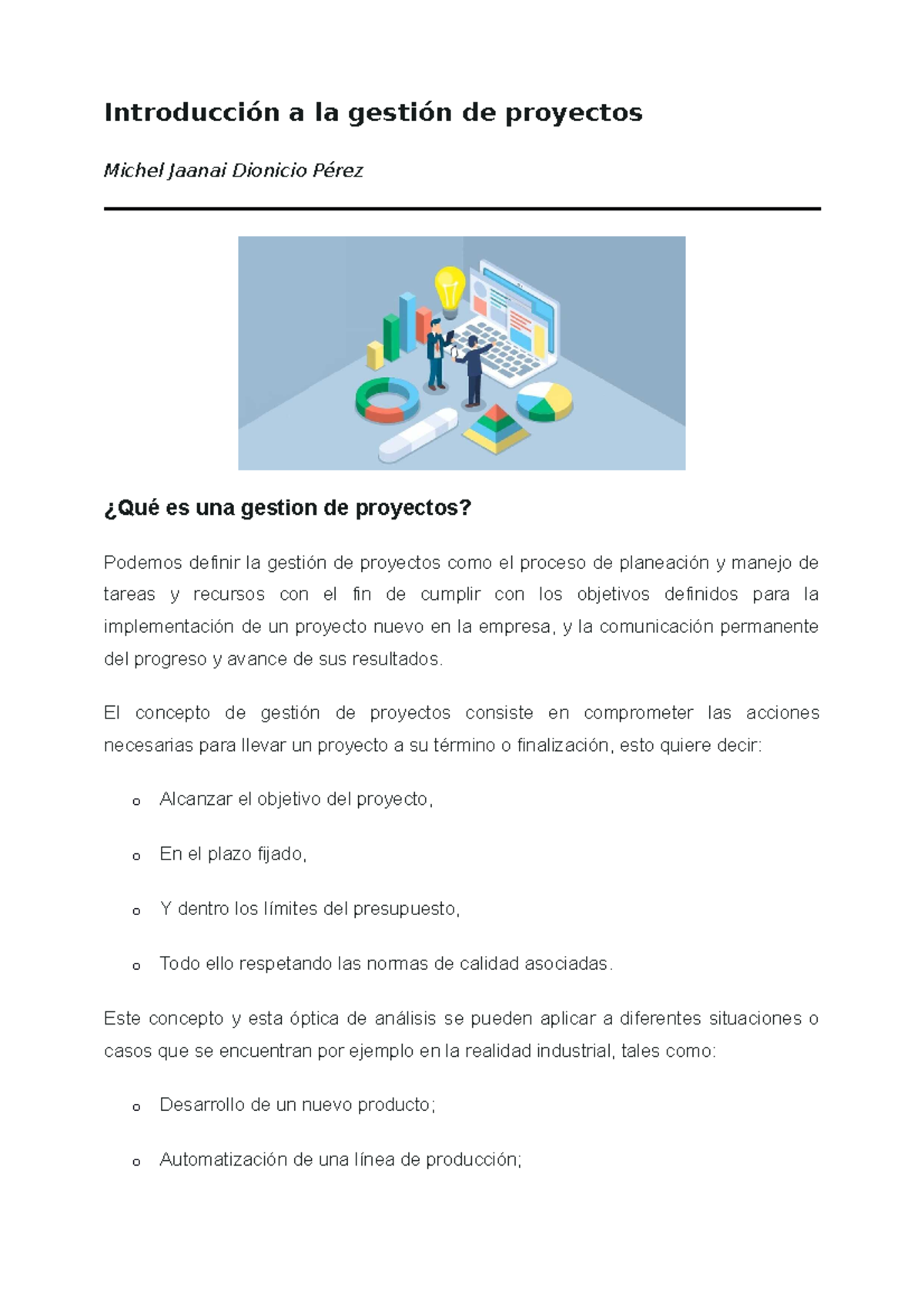 Introducción a la gestión de proyectos - Introducción a la gestión de ...