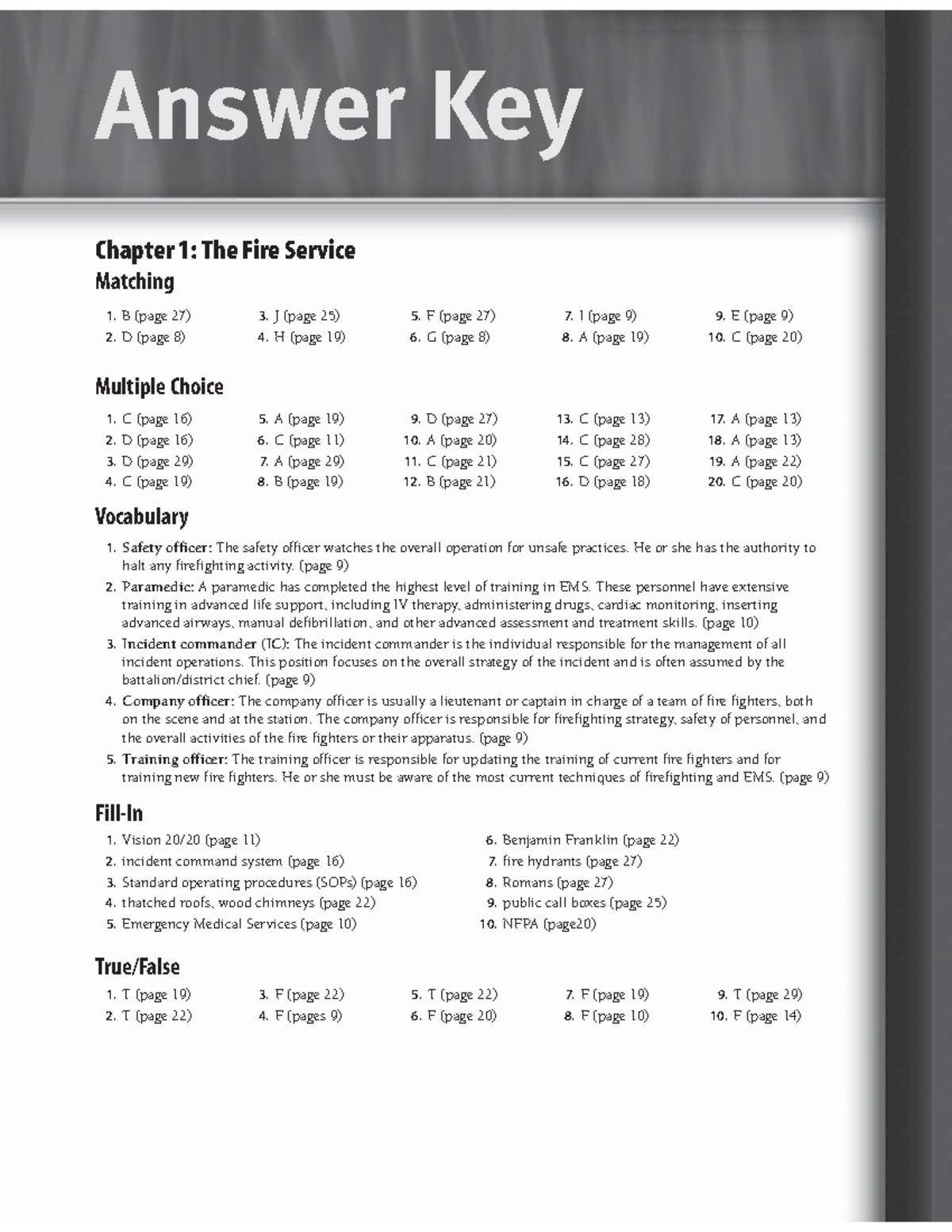 JB Ch 1 10 - Workbook Answer Key Chapter 1 Through 10 - Chapter 1: The ...