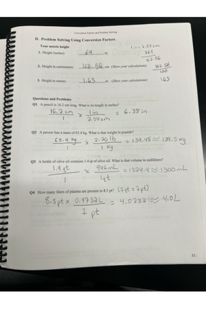 Pre Lab Lab Chem 105l Studocu