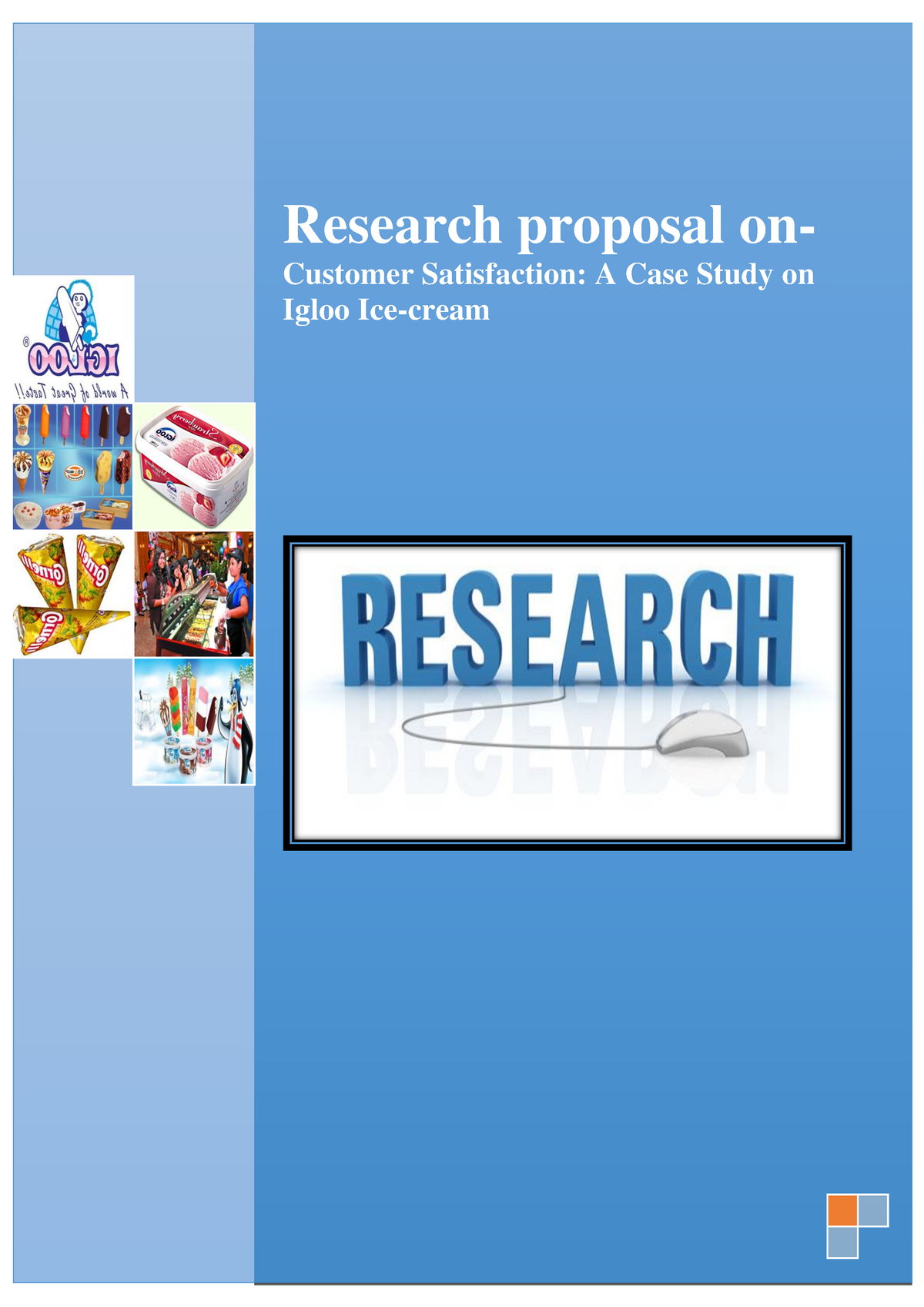research proposal on customer satisfaction