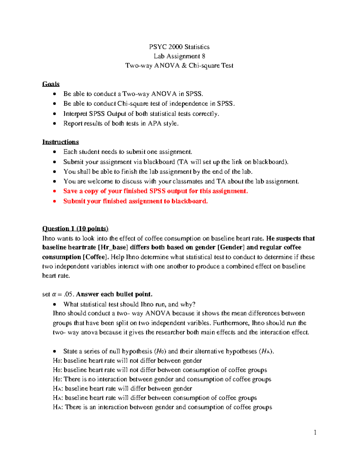 8 2 spss assignment 4 chi square