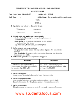 IT8761 Security Laboratory Manual - IT8761 SECURITY LABORATORY ...