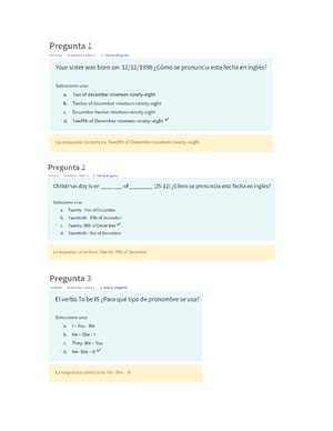 Evaluacion 2 ingles 1 - 30-6- ####### Ingles Básico 1 ...