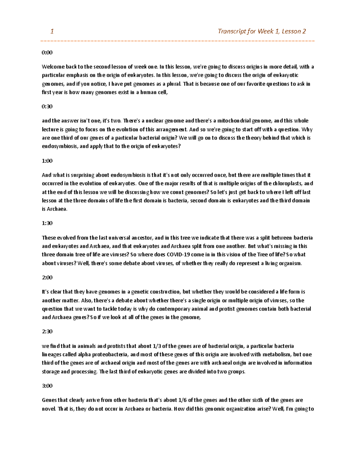 Week+1+lesson 2 - week 1 lesson 2 - 0: Welcome back to the second ...