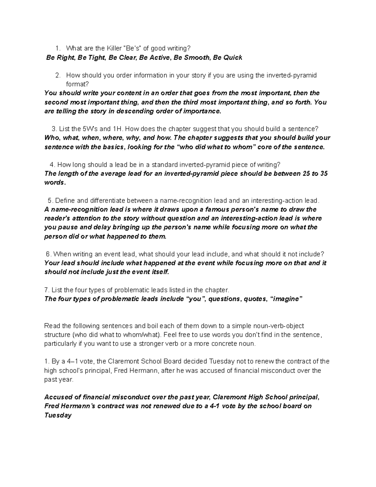 Chap. 4 JOUR An assignment that is required during class time and is