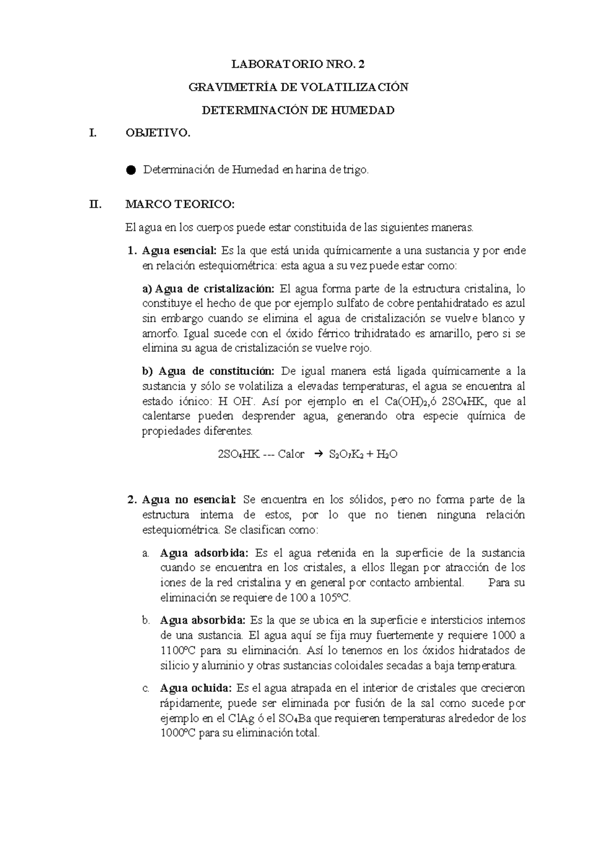 Determinación De Humedad En Harina. – GVKYXD