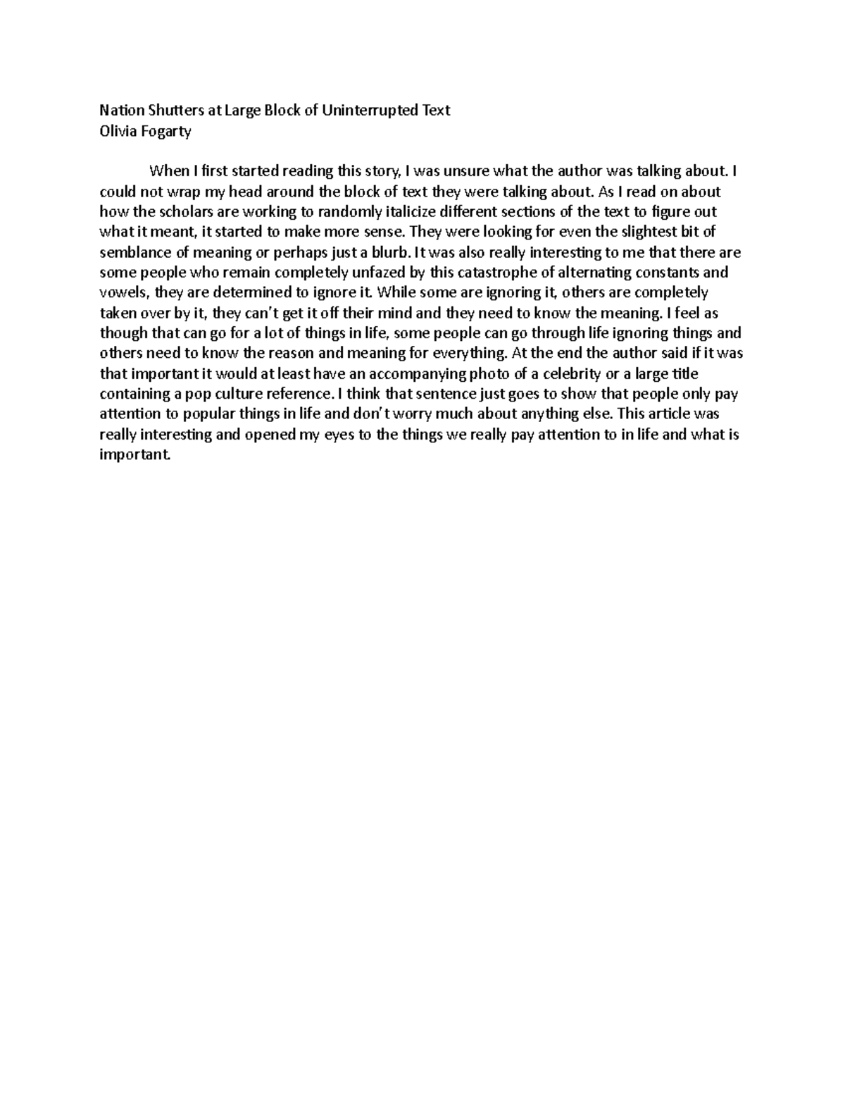 Nation Shutters At Large Block Of Uninterrupted Text I Could Not Wrap